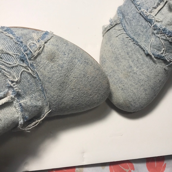 MM6 blue denim ankle boots - Picture 7 of 8